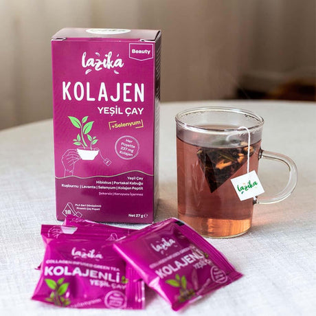 Tè Verde Infuso Al COLLAGENE 18 confezioni