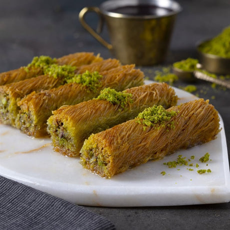 Burma Kadayif με φιστίκι σε δίσκο 2,8 KG - Μεγάλη συσκευασία δίσκου