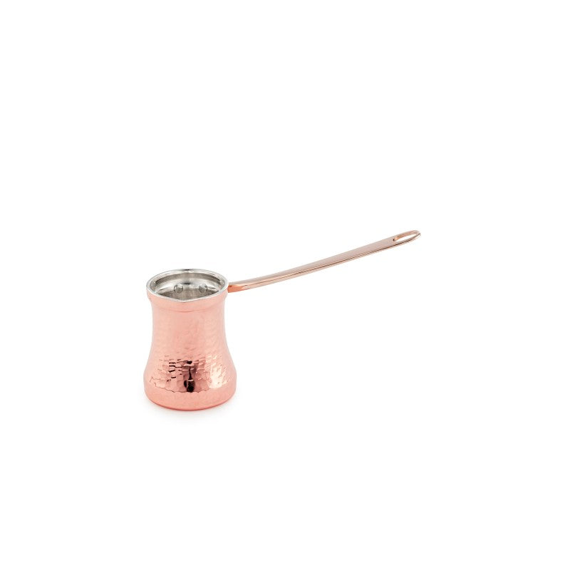 Traditional Turkish Handcrafted Copper Coffee Pot for 2 People