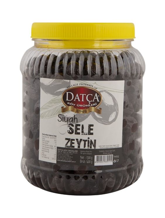 Handplockade svarta Sele-oliver 1,3 kg.