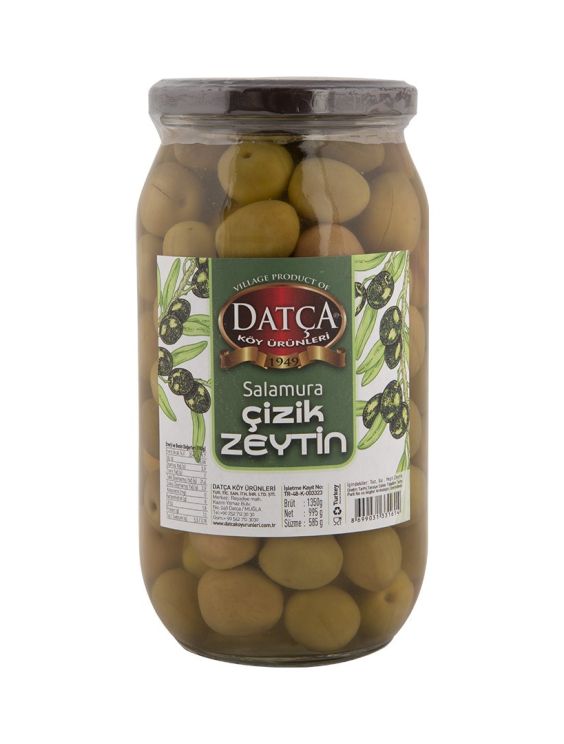 Naturliga krossade oliver i burk 1 kg.