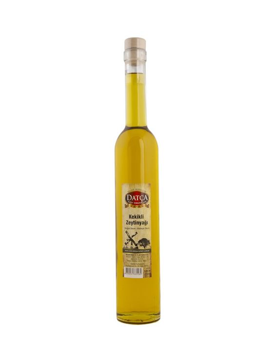 Naturlig timjaninfunderad kallpressad olivolja 500 ml