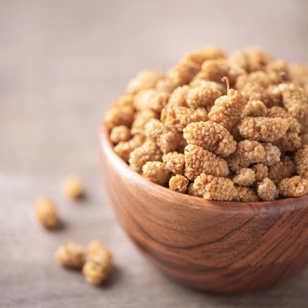 Dried White Mulberry 250 G.