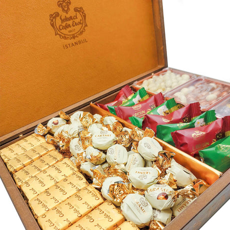 Geschenkset in gefliester Box