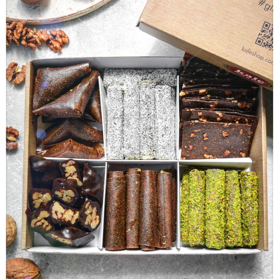 Χωρίς γλουτένη και ζάχαρη All-in-One Pestil - Assorted Turkish Delight Alternative 1 Kg.
