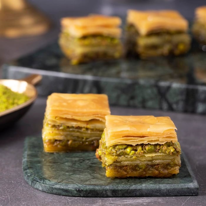 Glutenfri Celiac Handgjord turkisk pistaschbaklava 1 kg.