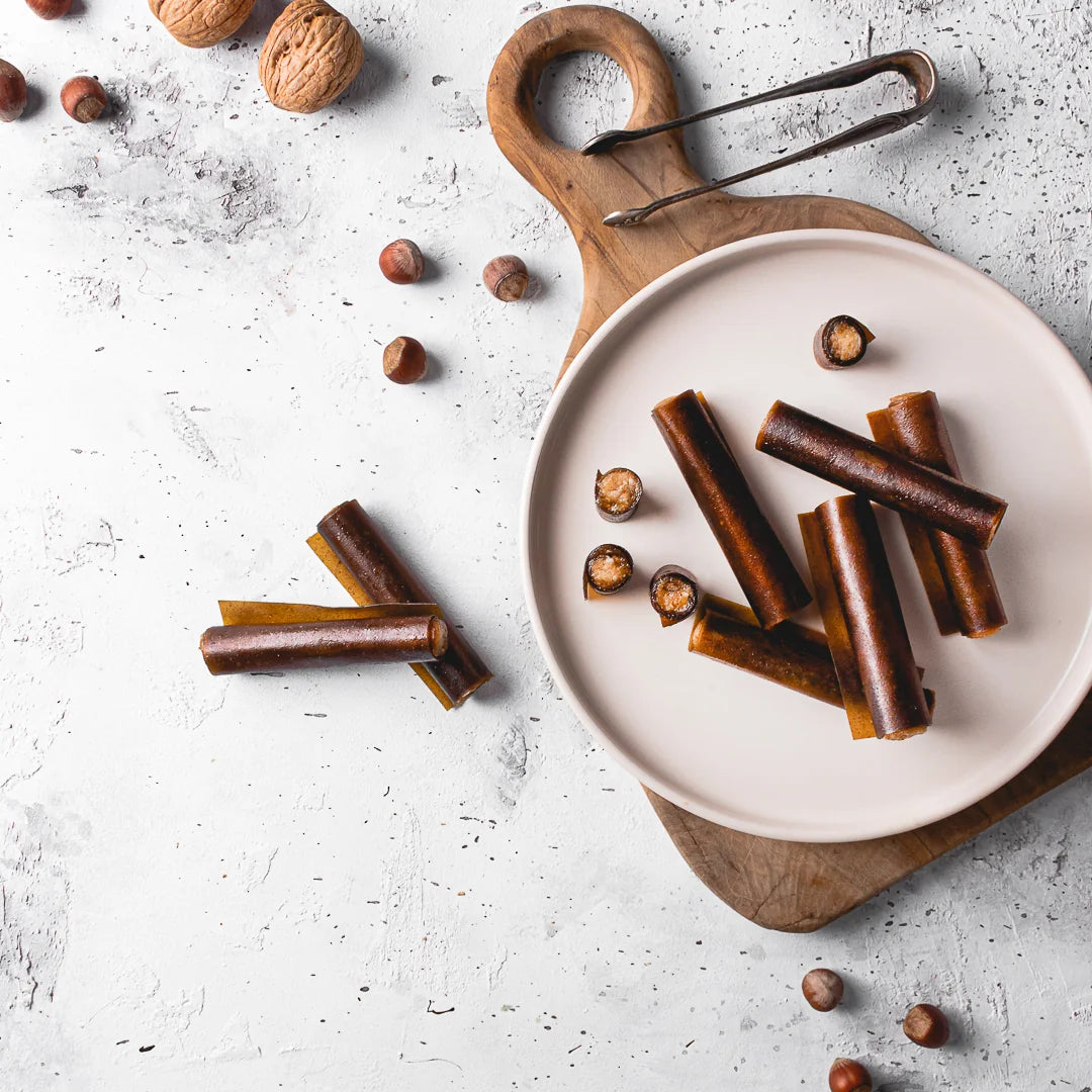 Mulberry Hazelnut Paste Roll Pestil χωρίς γλουτένη και ζάχαρη - καρυδάτη τουρκική απόλαυση εναλλακτική λύση 600 G.