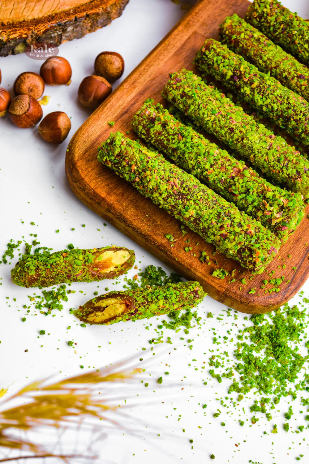 Rotolo Di Pistacchio Senza Glutine E Senza Zucchero - Alternativa Di Pistacchio Turco Nutriente 600 G.