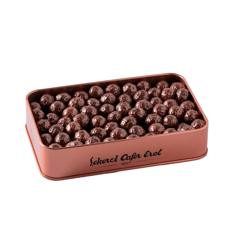 Café Gourmet Dragee En Caja De Lata De Bronce 300 G.