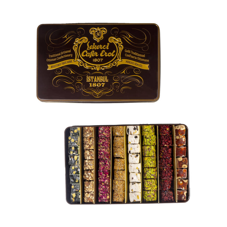 Handgjord Special XL Turkish Delight i retroburk 1350 g.