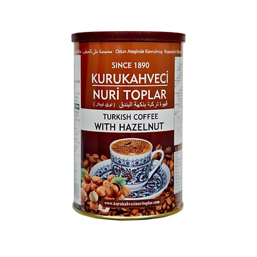 Autentiskt turkiskt kaffe med hasselnötssmak 250 g.