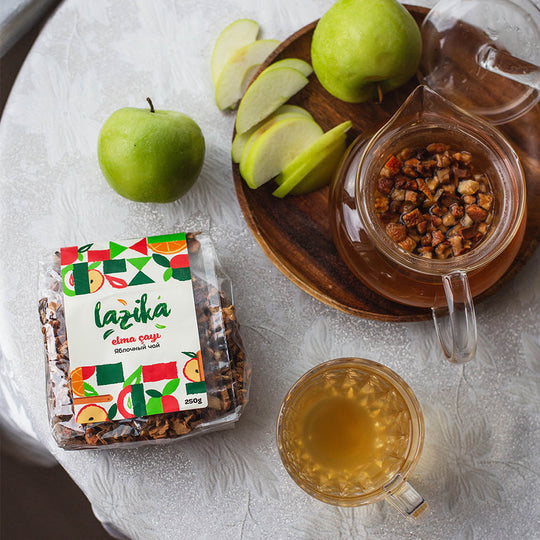 Βιολογικό τσάι με έγχυση μήλου 250 G.