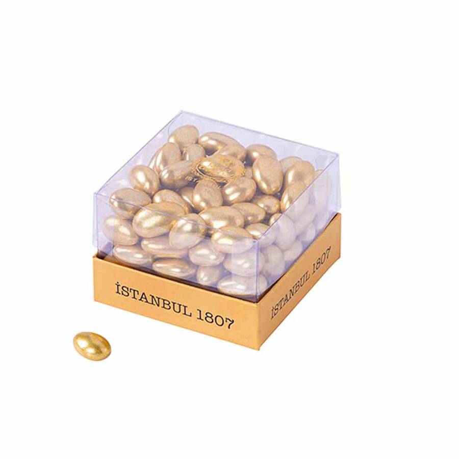 Golden Shiny Dragee in Istanbul-Box, 250 g.