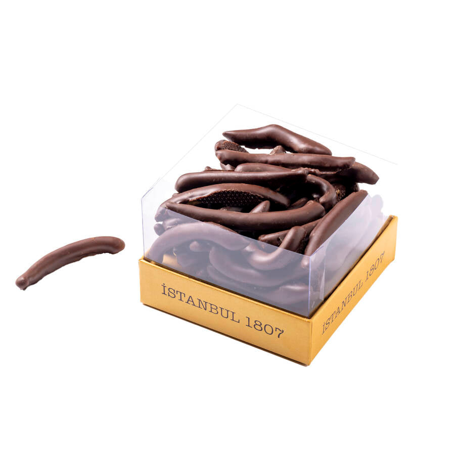 Drageia de pau laranja em Istambul Embalagem transparente 200 G.