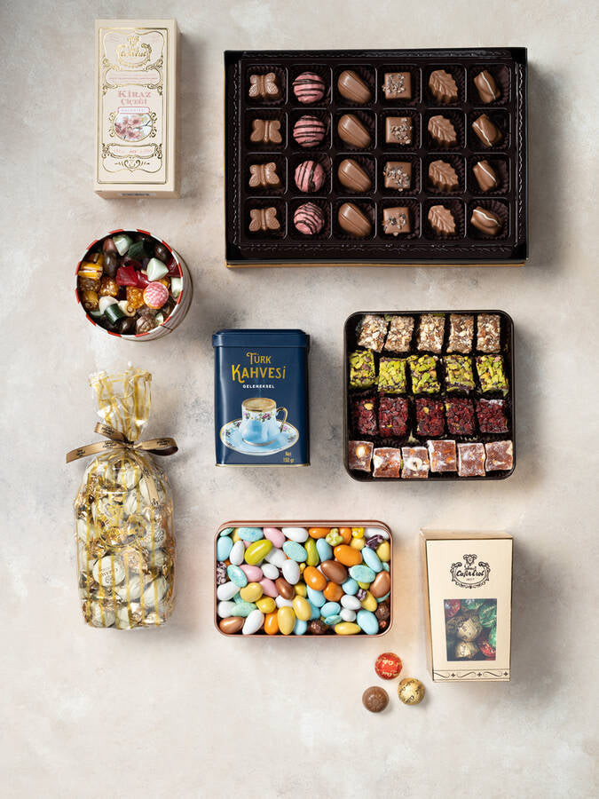 Cesto de Oferta de Sabores Mistos para Banquetes de Luxo