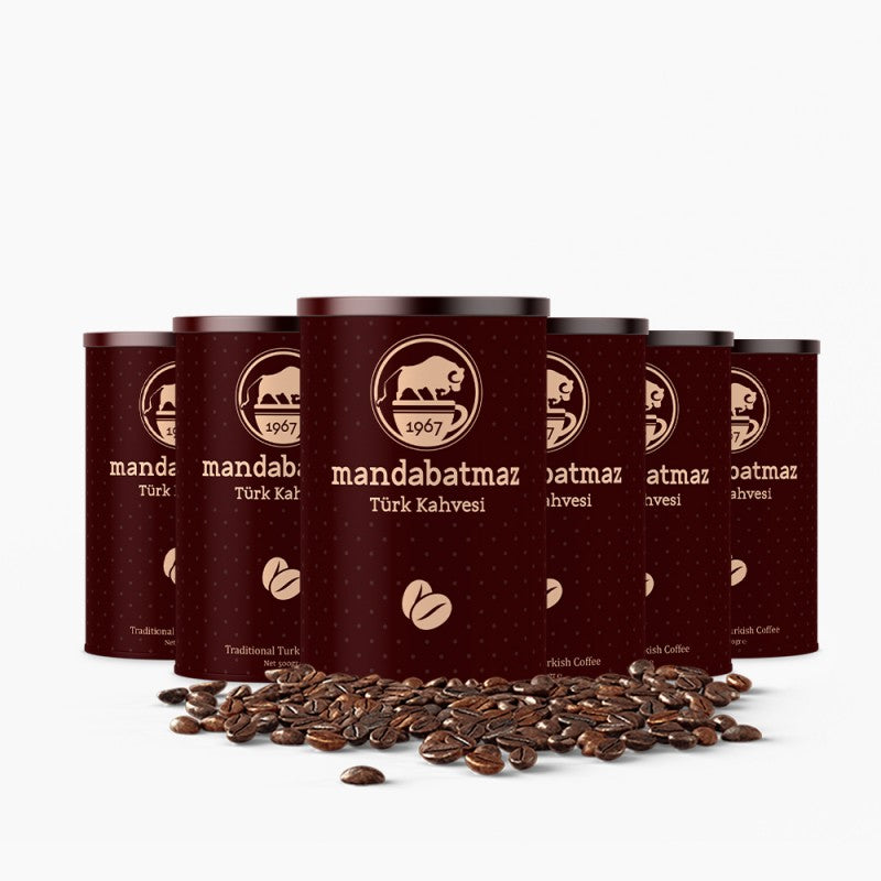 Authentieke Turkse Koffie 6 x 500 G. Verpakkingen
