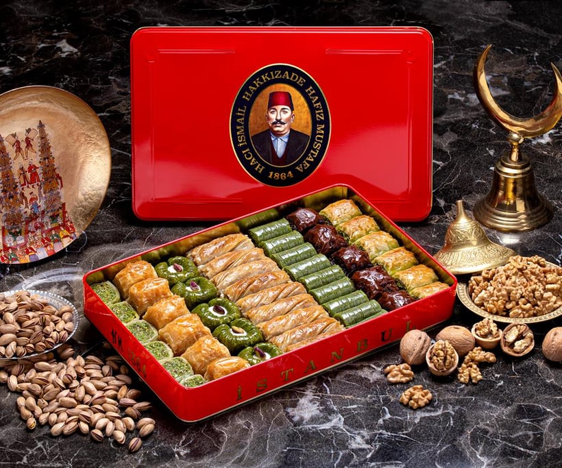 Gourmet Μικτός Μπακλαβάς με φιστίκι και καρύδια -XLarge Box