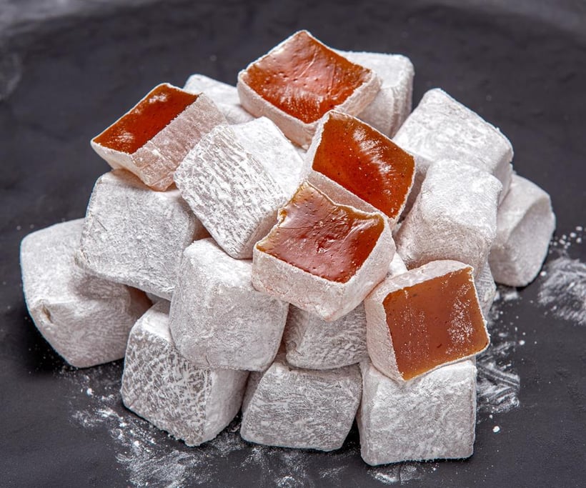 Authentieke Turkse Delight met kaneelsmaak 1 kg.