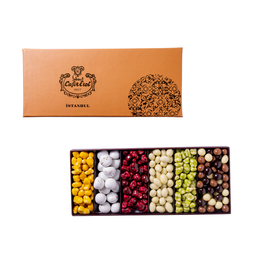 Premium Special Dragee i vertikal guldask 420 G.