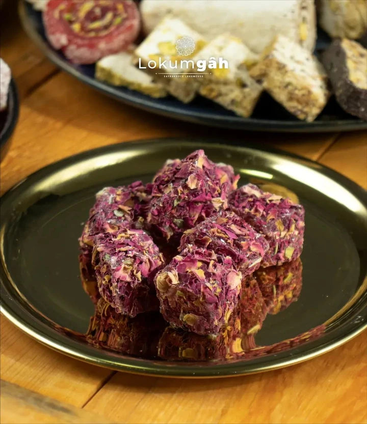 Τουρκική απόλαυση με φύλλα τριαντάφυλλου 1 Kg.