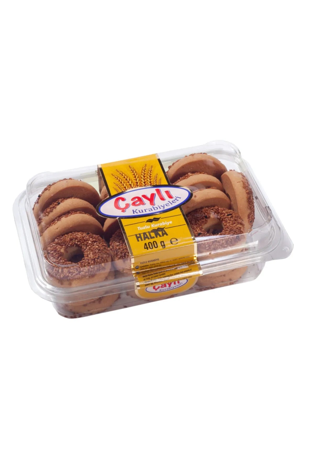 Oemotståndliga saltade ringkakor 400 G.