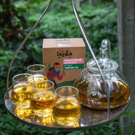 Tè verde In Foglie Aromatizzato Al Gelsomino E ALLA CANNELLA 50 g.