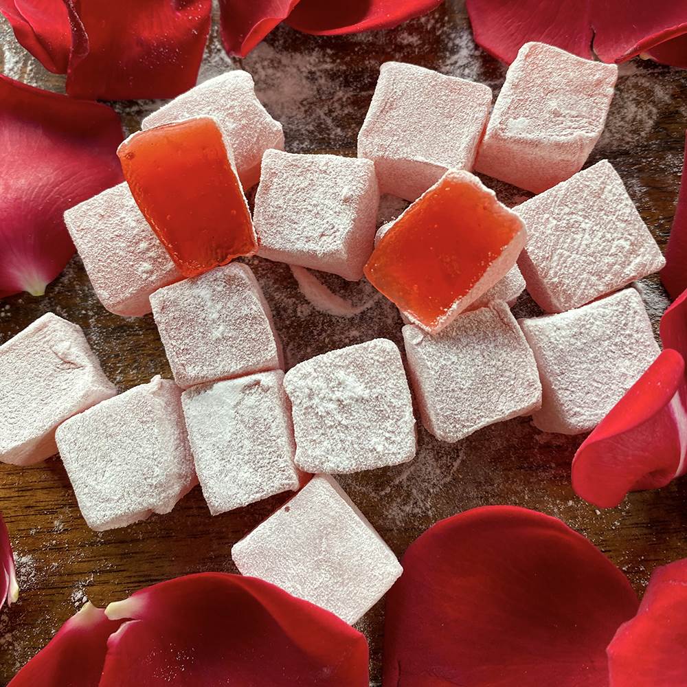 Rose, Orange, Mint & Lemon Mixed Turkish Delight Box 500 G. — view 4