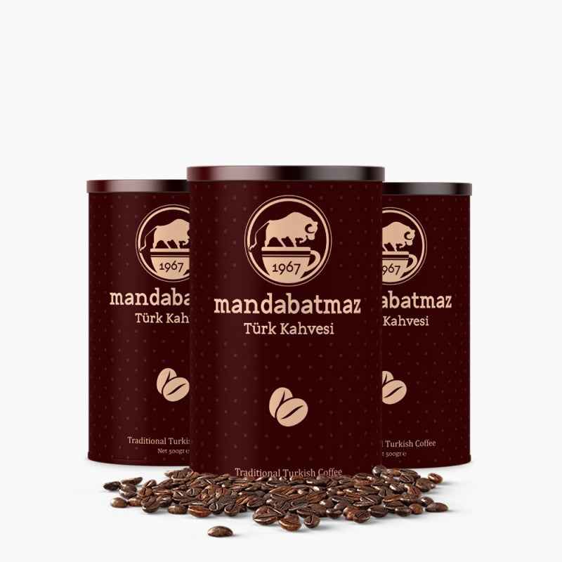 Authentischer türkischer Kaffee, 3 x 500 g Packungen