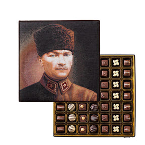 Atatürk Tapestry Weaving Handmade Special Chocolate