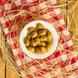 Gourmet Bodrum Large Crushed Green Olives 1 Kg.