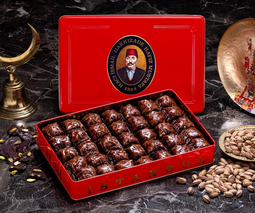Baklava czekoladowo-pistacjowa - duże pudełko