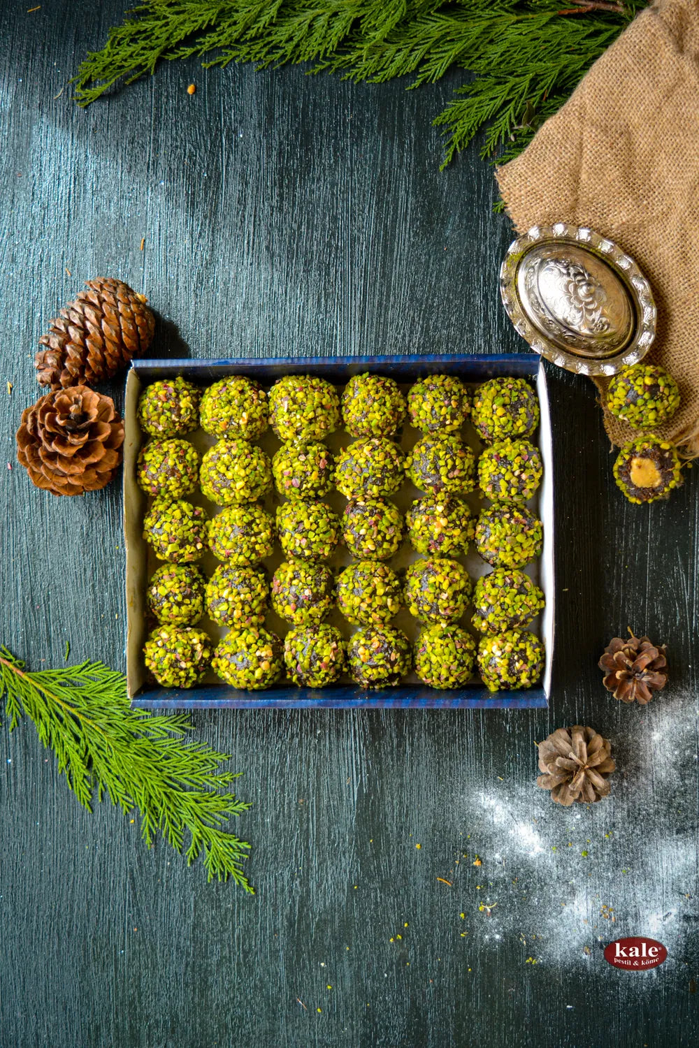Pistageinfunderad choklad Pestil Snack Läcker turkisk godis 1 kg