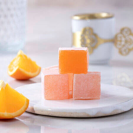 Citrus Orange Flavored Turkish Delight 1 Kg.