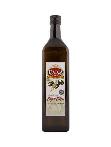 Cold Pressed Olive Oil Glass Bottle 1 L.