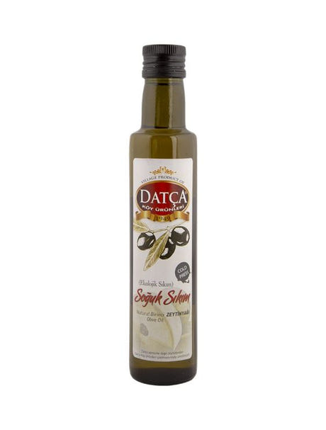 Extra Virgin Cold Pressed Olive Oil 250 Ml. Glass Bottle