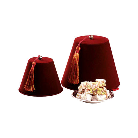 Double Roasted Pistachios Turkish Delight in Fez Box  150 G.