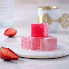 Fruit Infused Strawberry Flavored Turkish Delight 1 Kg.