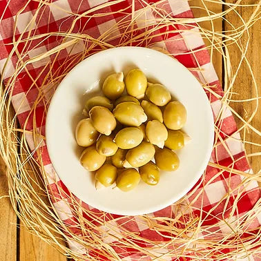 Πράσινες ελιές γεμιστές με αμύγδαλα 1 Kg.
