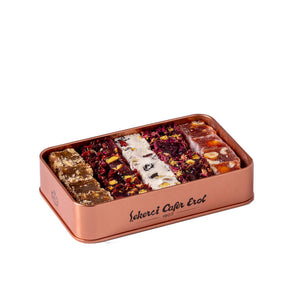 Handcrafted Special Turkish Delight in Bronze Tin