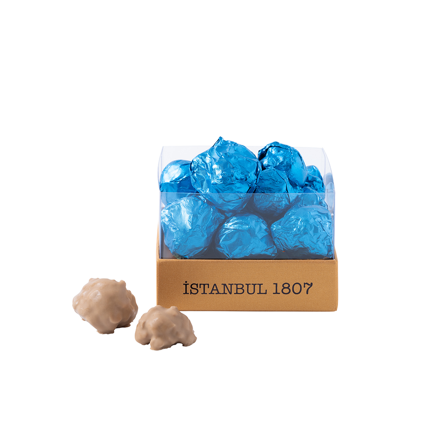 Exotic Handcrafted Caramel Gourmet Chocolate with Figs and Lotus in Istanbul Package