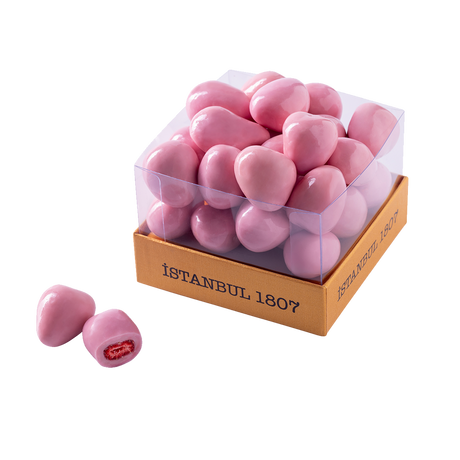 Gourmet Strawberry Flavored Dragee in Istanbul Box  230 G.