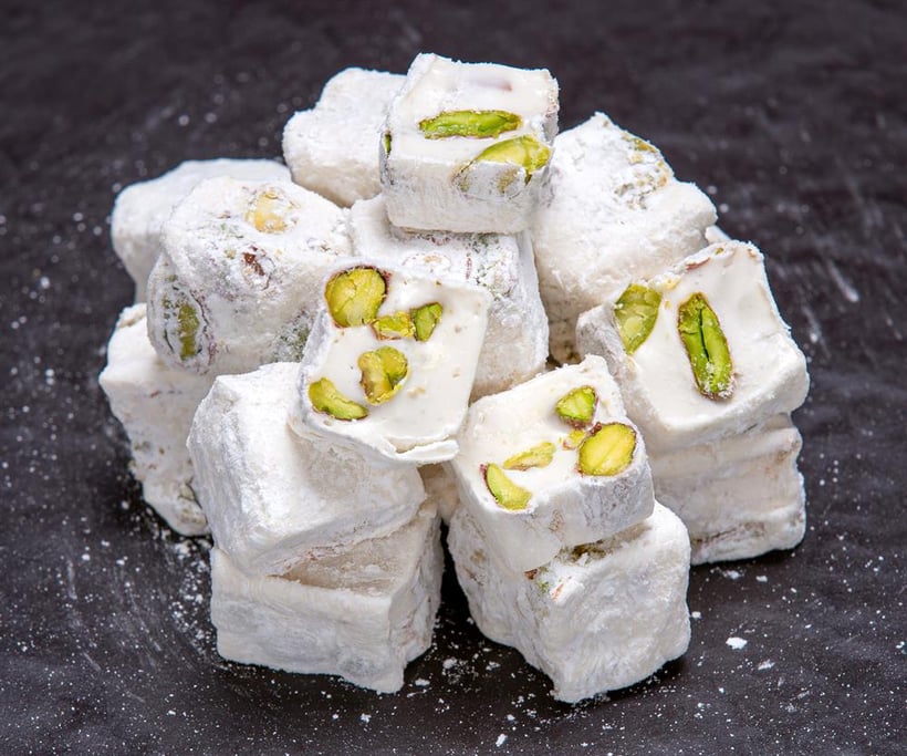 Rich Milky Pistachio Turkish Delight 1 kg.