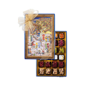 Handmade Special Turkish Delight in Miniature Art Framed Box