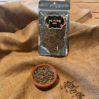 Freshly Packed Green Black Peppercorns 50 G.