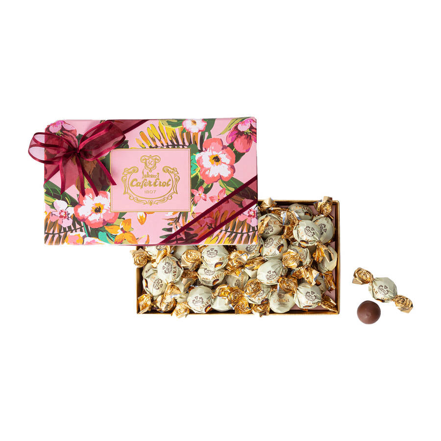 Irresistible Caramel Chocolate in Patterned Cardboard Box 400 G.