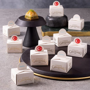 Pistachio Baklava Gift Box - Crescent & Star Design
