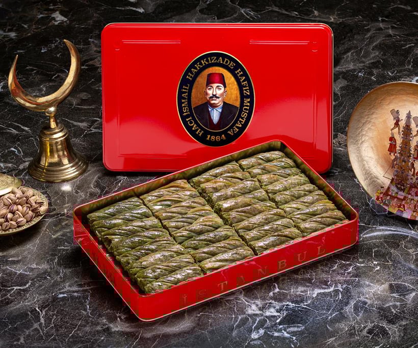 Baklava składana z pistacjami - duże pudełko XL