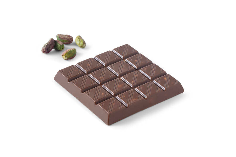 Pistachio Milk Tablet Chocolate 75 G.