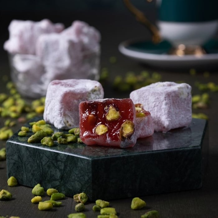Pistachio Pomegranate Handcrafted Turkish Delight 500 G.