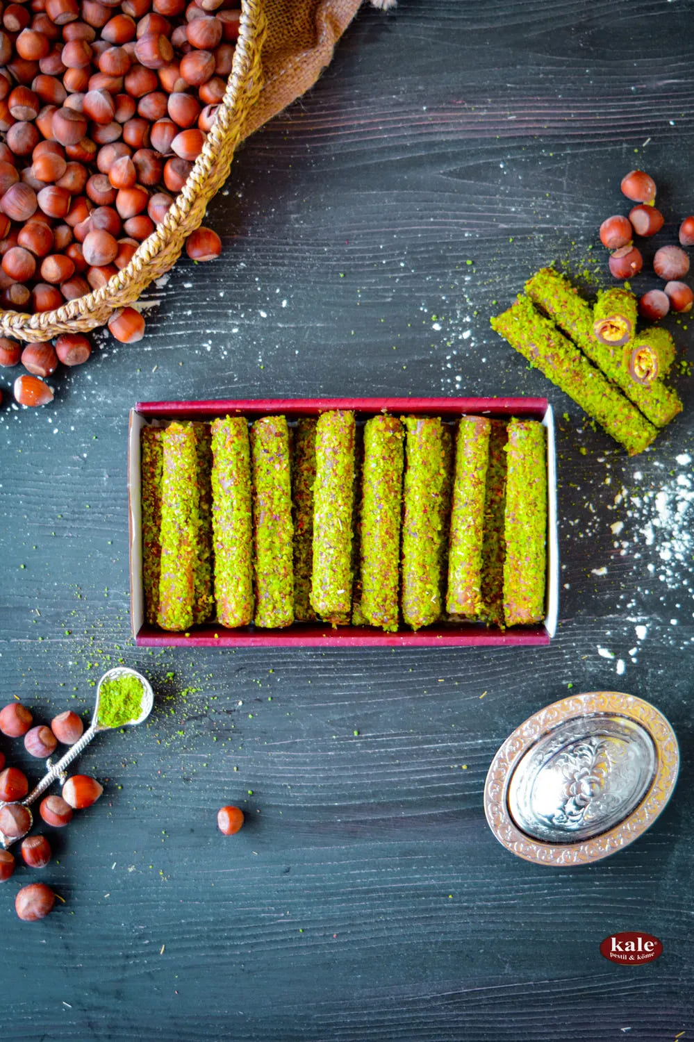 Pistachio Rolled Fruit Leather Nutty Pestil 1 Kg. — view 3